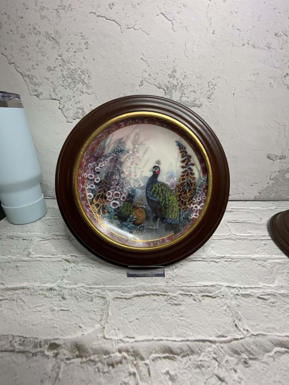 W.S. George Elegance Collector Plate Gardens of Paradise Collection